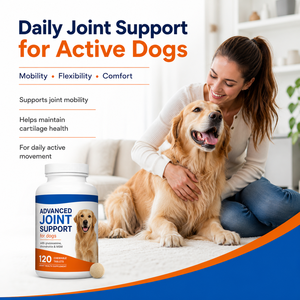Complément Avancé pour Articulations Canines en Gros : Glucosamine, Chondroïtine, MSM, Acide Hyaluronique pour la Santé Articulaire du <span class=keywords><strong>Chien</strong></span> - 120 Comprimés OEM - Product Image 2
