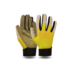 Guantes de Fútbol Profesionales Unisex al por Mayor, 100% Cuero, Producto de Venta Caliente, Transpirables, con Palma Plana, para Portero - Product Image 4