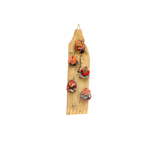 Haute qualité prix de gros fait à la main décoration Vietnam suspension en bois naturel pérenne attaché à des objets anciens - Product Image 5