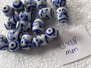 Cuenta de vidrio con acabado antiguo tribal hecho a medida para joyería nativa para damas y para fines de reventa. - Product Image 5