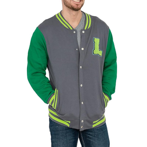 2025 veste de Baseball universitaire personnalisée pour hommes Offre Spéciale Logo broderie tenue décontracté avec Style Letterman et tissu de toile - Product Image 5
