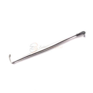 Vente en gros ZELMI ZS-1804 SURGICAL Meyerding Skin Hook & Retractor Source d'alimentation manuelle en acier inoxydable à double extrémité avec logo personnalisé - Product Image 1