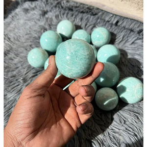 Premium Quality Mirani Agate Carved Gemstone Love Theme Crystal Sphere Ball for Home Decoration Mother's Day <b>Gift</b> Gujarat - Product Image 1