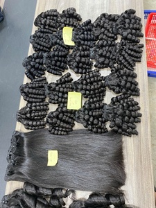 Cabello Virgen Vietnamita Rizado Profundo para Tejer, 100g, Muy Suave y con Puntas Rellenas - Product Image 5