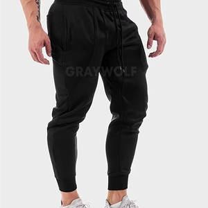 Venta al por mayor Hombres cónico entrenamiento Joggers cintura elástica Fitness Deportes Correr Pantalones de entrenamiento - Product Image 3