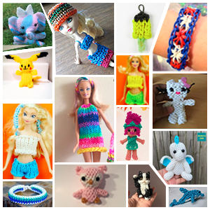 1500 टुकड़े बहु-कार्यात्मक हैंडक्राफ्ट लूम रबर बैंड बुनाई diy कंगन बनाने की किट - Product Image 6