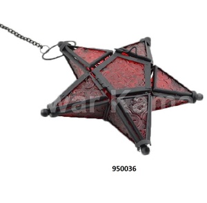 Decorative <b>Silver</b> Metal American Style Handmade Christmas Candle <b>Lantern</b> for Home Decoration - Product Image 6