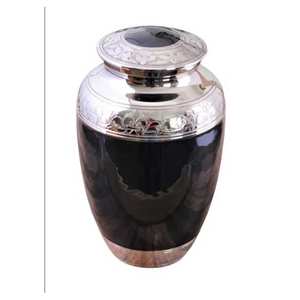 Venta al por mayor de calidad superior latón cremación urna artesanías suministros funerarios al mejor precio India - Product Image 5