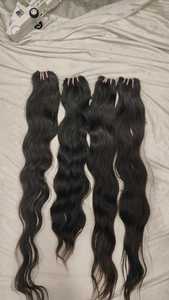 100% extensions de cheveux humains indiens non traités meilleure qualité propre directement des vendeurs Top grossiste - Product Image 5