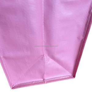 Bolsas de compras con asa tejida de PP ecológicas de diseño personalizado de alta calidad, tamaño mediano, marca ECOBAG VINA hecha en Vietnam, venta al por mayor - Product Image 4