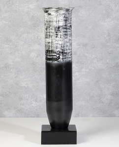Premium Quality Modern Decorative Ceramic Flower Vase for Home Office Decoration with Premium Finishing Look <b>Glass</b> Crystal Vase - Product Image 1