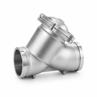 GL83H-16P CF8 PN16 Katup Flens untuk Filtrasi Pipa Industri Kimia
