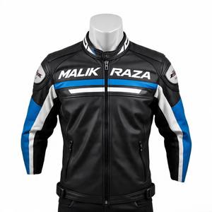 Veste de motard en cuir artisanal avec points de stress renforcés | Fournisseur d'or Malik Raza - Product Image 2