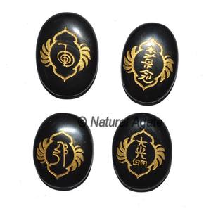 Grossiste et fournisseur de quartz rose couleur Usui Reiki ovale - Product Image 3