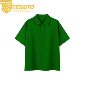 Camiseta de Manga Corta para Hombre Tessuto, 100% Algodón, Tejido de Punto, Anti-Pilling, Diseño Liso, Cuello con Estampado por Transferencia de Calor - Product Image 4