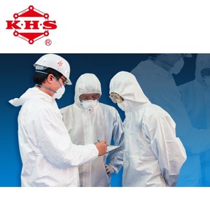 ที่มีคุณภาพสูงทนต่อสารเคมีสาด Coverall ระบายอากาศ - Product Image 5