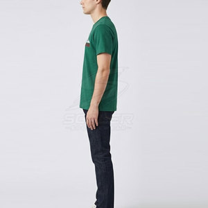 T-shirt en tricot brodé au design classique, tissu lisse, séchage rapide, respirant, parfait pour les événements décontractés, les voyages, les activités de plein air - Product Image 3