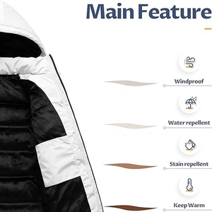 Veste matelassée légère imperméable et respirante pour les voyages, la randonnée et l'exploration par temps froid, livraison DDP - Product Image 3