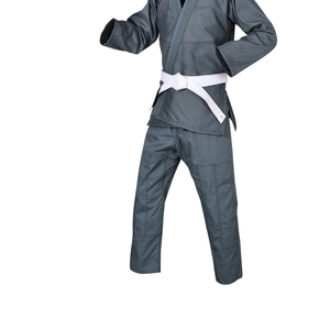 Meilleure vente Gis de formation professionnelle Kimono armure de perles Jiu Jitsu uniforme pour les arts martiaux mixtes de haute qualité gris grande taille - Product Image 3