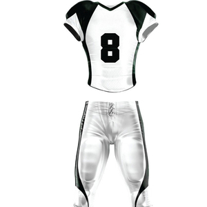 Uniforme de football américain sublimé avec impression de logo personnalisé de haute qualité, vente en gros de vêtements de sport, maillot de football, matériel de sergé - Product Image 5