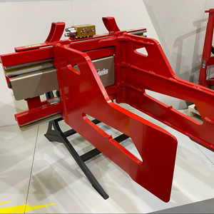 Pinzas para Pacas de Heno Turcas Rojas Premium con Certificación ISO y CE, 2 Hidráulicas, Nuevas para Venta al por Menor - Product Image 1