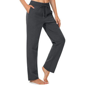 กางเกงออกกำลังกายสำหรับผู้หญิงสีพื้นระบายอากาศได้ดี - Product Image 5