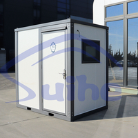 Toilette extérieure de chantier Toilettes portables de luxe avec cabine mobile