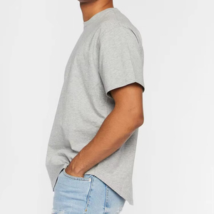 Alta calidad 100% algodón Oversize Personalizable Logo Drop Shoulder T-Shirt Custom Logo O-cuello camisetas de manga corta - Product Image 2