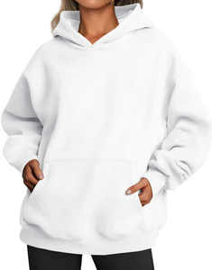 Vente en gros de sweats à capuche amples et confortables pour femmes de haute qualité 2025 New Street Style Sweats à capuche à manches longues - Product Image 2