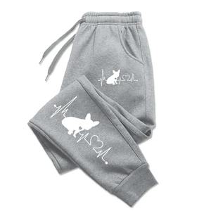 Nouveaux pantalons de survêtement pour femmes en coton 100% de qualité supérieure en gros, avec un design élégant, respirant, décontracté, logo, devant plat et décoration en dentelle - Product Image 3