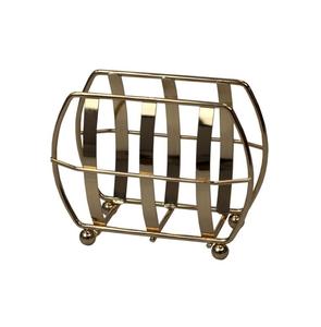 ที่ตั้งผ้าเช็ดปากโลหะสำหรับตกแต่งโต๊ะเครื่องใช้ในโรงแรมดีไซน์แฟนซีพร้อมขาตั้งโลหะอินเดีย - Product Image 1