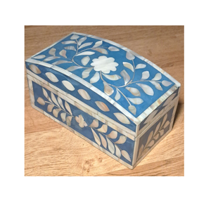 Caja de joyería MOP de proveedor al por mayor, artículo de regalo, caja MOP única, embalaje con logotipo personalizado indio - Product Image 1