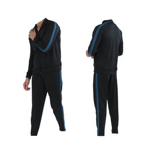 "Ensemble veste et pantalon de survêtement chic-Doux, respirant et idéal pour les activités de fitness et les loisirs" - Product Image 5