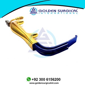 Retractor aislado con dientes 18,5 Tebbetts Fibra óptica Cirugía plástica Instrumentos de aumento de senos - Product Image 5