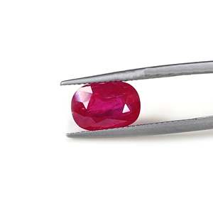 Rubis rouge naturel non traité de 2,75 carats, diamant de haute qualité, coupe ovale, pierre précieuse pour accessoires de bijouterie, taille personnalisée - Product Image 2