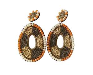 Pendientes Bordados a Mano para Fiestas, para Mujeres y Niñas, Fabricante Mayorista al Mejor Precio - Product Image 2