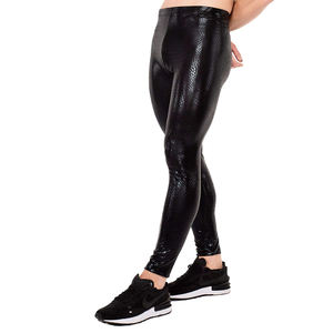 Mallas para correr para hombre, mallas deportivas para hombre, gimnasio, entrenamiento físico, secado rápido, negro, Metalik, mallas de piel de serpiente, pantalones para correr informales - Product Image 1