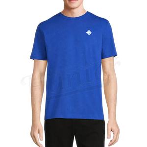 Venta al por mayor de camisetas para hombre 100% puro algodón liso clásico manga corta verano Casual alta calidad ropa de calle camisetas para hombres - Product Image 1