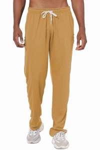 Venta al por mayor de pantalones y pantalones con logotipo personalizado OEM pantalones elásticos ligeros nuevo estilo personalizado de algodón de los hombres de color amarillo Pantalones - Product Image 3