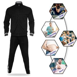 2025 personnalisé pour survêtements deux pièces polaire survêtement ensemble Polyester Joggers respirant hiver décontracté solide - Product Image 4