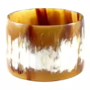 Conjunto de brazalete de cuerno a precio a granel de la India Joyería de cuerno de búfalo Brazalete de cuerno natural de moda por Artesanías de media luna - Product Image 4