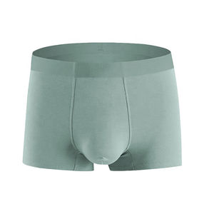 Custom Wholesale High Quality Mid-waist Cotton Spandex High-elastic Breathable Anti-Bacterial Quick Dry Boxer Briefs <b>Men's</b> - Product Image 2