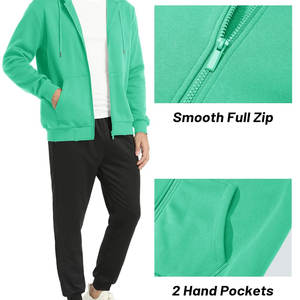 Sudaderas con Capucha para Hombre, Resistentes al Viento, con Logotipo Personalizado, Transpirables, de Manga Larga, Ropa Deportiva, Prendas Básicas para Exteriores, Mezcla de Algodón - Product Image 4