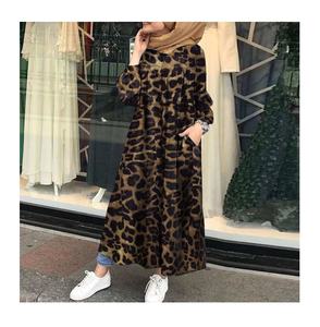 2023 femmes robe musulmane Satin doublé Abaya avec manches longues et grande balançoire Robe ample caftan Hijab veste islamique - Product Image 3