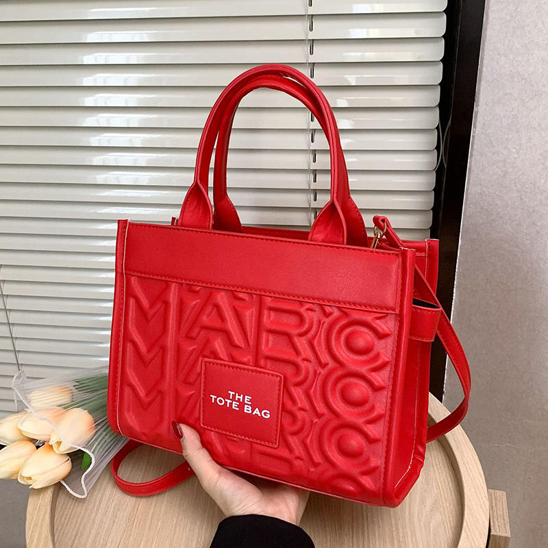 New Design the Tote Bag Luxury Handbags Famous Brands Women Shoulder PU  Leather Luxury Purse Women's Tote Bag