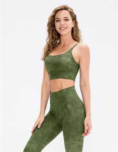 Ropa de fitness Mujer 2025 Conjunto de ropa deportiva de gimnasio de yoga corto sin costuras 2 piezas Conjuntos de fitness de gimnasio corto para mujer - Product Image 5
