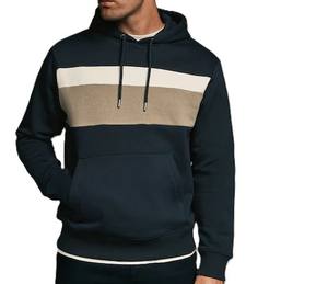 Sudadera con capucha personalizada de tu propio diseño con bolsillo de canguro, Sudadera con capucha de mezcla de algodón, ropa de calle informal para hombre, estilo en capas - Product Image 1