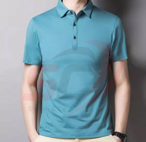 Polo en coton avec Logo personnalisé de haute qualité pour homme - Product Image 5