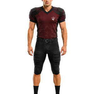 Uniforme de Fútbol Americano de Poliéster que Absorbe la Humedad, Jersey Premium y Pantalones a Juego para Equipos Competitivos y Academias - Product Image 4