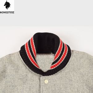 Veste universitaire en laine confortable pour hommes hiver chaud Letterman coupe-vent à prix raisonnable tissu léger - Product Image 4